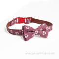 Friendly Floral Luxury Pet Dog Bow Tie Collar